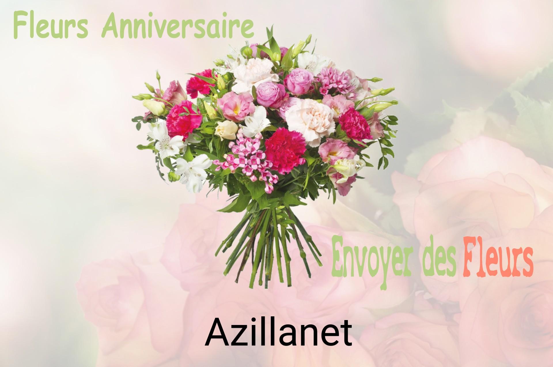 Bouquet de fleurs d’anniversaire livré à Azillanet